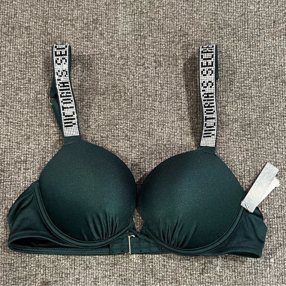 Victoria’s Secret Very Sexy Shine Strap Push Up Swim Bra - Picture 1 of 2